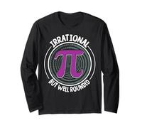 Pi irrazionale ma Ben Arrotondato Maglia a Manica