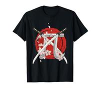 Pi Japanese Samurai Sword Pi Day Maglietta