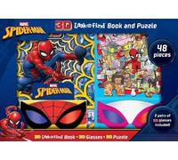 PI Kids Art Maw Marvel Spider-Man: 3D Look and Find Book and (Copertina rigida)