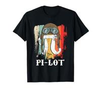 Pi-Lot Pi Pun Pi Day Math Geek Pilot Lover Maglietta