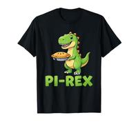 Pi Rex Funny Pun Pi Pie Dinosaur Maglietta