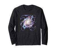 Pi Symbol Space Nebula Math Teacher Pi Day Maglia a Manica