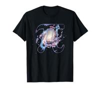 Pi Symbol Space Nebula Math Teacher Pi Day Maglietta