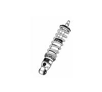 PI701 - Ammortizzatore Ohlins STX S36D 16,5-26,5 N/mm Vespa Sprint 150 (14-16)