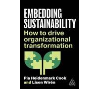 Pia Heidenmark Cook Lisen Wirén Embedding Sustainability (Copertina rigida)