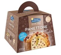 Piaceri Mediterranei Panettone Gocce di Cioccolato Senza Glutine e Lattosio,650g