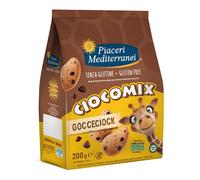 Piaceri Mediterranei - Ciocomix Dolcetti GocceCiock Senza Glutine Confezione 200 Gr