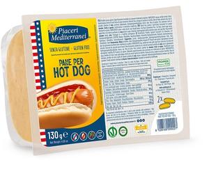 PIACERI MEDIT PANE HOT DOG130G