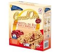 piaceri mediterranei Barretta di Riso con Mais e Mirtilli Rossi CerealOro 129g