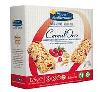 PIACERI MEDITERRANEI CEREALORO BARRETTA DI RISO CON MAIS E MIRTILLI ROSSI 6 PEZZI DA 21,5 G