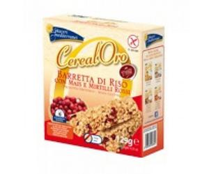 Piaceri Mediterranei Cerealoro Barretta Di Riso Con Mais E Mirtilli Rossi 6 Pezzi Da 21,5 G