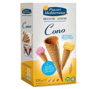 Piaceri Mediterranei Coni per Gelato Senza Glutine 108 g Altro