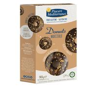 Piaceri Mediterranei Donuts Nocciole Ciambelle Con Glassa Fondente, 90g