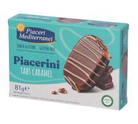 Piacerini Tabs Caramel Senza Glutine 81 g - Piaceri Mediterranei 81 g