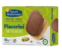 Piaceri Mediterranei - Piacerini Tabs Pistacchio Confezione da 4 pezzi da 15 Gr (Scadenza Prodotto 23/06/2026)