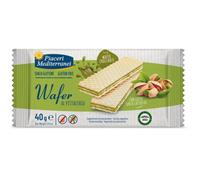 Piaceri mediterranei - Wafer Pistacchio Senza Glutine Confezione 40 Gr