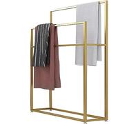 Piacricio di asciugamani autoportante in metallo - portabicchiere da bagno porta da bagno per asciugare per il bagno (d 65 * 20 * 110 cm) - e design elegante KeYJ