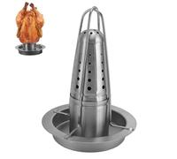 Piacroco di torrefattore di Pollo Verticale, Porta tambristallina per torrefate di rostitutini per arrosti di Birra in Acciaio Inossidabile per griglia per Barbecue per Esterni.