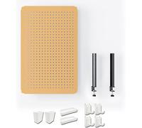Piagboard Per La Scrivania, Organizzatore Di Pareti Di Pegboard, Giochi Per La Tavola, Sopra O Sotto Il Posizionamento Della Scrivania, Per L'organizzatore Della(Size:80cm/31in,Color:Clip-on giallo)
