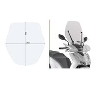 PIAGGIO 1 2021 PARABREZZA TRASPARENTE PARAVENTO GIVI D1181ST Senza Attacchi