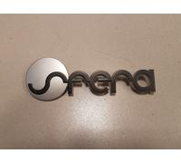 PIAGGIO 258524 TARGHETTA SCRITTA FREGIO ORIGINALE CARENA LATERALE FORO 98 MM