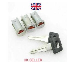 Piaggio 3 Cilindretto & 2 Chiave Per Cassetta Attrezzi Accensione & Seat Vespa