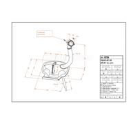 0226 - Marmitta Leovince Sito 2 Tempi Piaggio APE CAR - APE 601 (TIPO PIATTO)