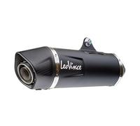 Piaggio Beverly 350 I.E. S ABS 2016 Leo Vince Nero Silenziatore Slip-On