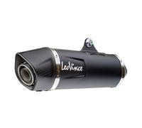 Piaggio Beverly 350 I.E. S ABS 2016 Leo Vince Nero Silenziatore Slip-On