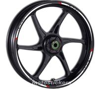 PIAGGIO Beverly 500 - Adesivi Cerchi - Kit ruote modello 4P