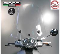PIAGGIO LIBERTY 150 I-GET 15/19 PARABREZZA PARAVENTO COMPLETO DI ATTACCHI BIONDI