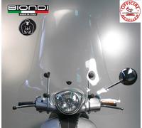 PIAGGIO LIBERTY 50 I-GET 15/19 PARABREZZA PARAVENTO COMPLETO DI ATTACCHI BIONDI