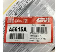 Piaggio Medley 125 150 200 Attacchi A5615A parabrezza 7057A 7057S Fittings