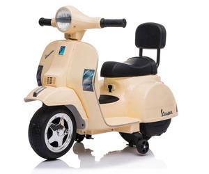 Piaggio Mini Vespa PX150 Elettrica 6V per Bambini Crema