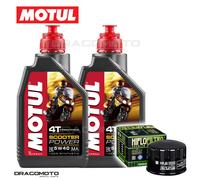 Piaggio MP3 400 i.e. 2007- Tagliando Olio Motul SCOOTER POWER 4T 5W-40 MA 2 l...