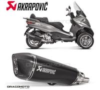 PIAGGIO MP3 500 / 500 LT 2017-2020 Scarico AKRAPOVIC Nero S-PI5SO1-HRAASSBL