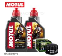 Piaggio MP3 500 i.e. LT 2014- Tagliando Olio Motul SCOOTER POWER 4T 5W-40 MA ...