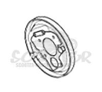 PIAGGIO Piastra di Ancoraggio Freno, Posteriore, Sinistra per Ape ZAPC8, 117436T