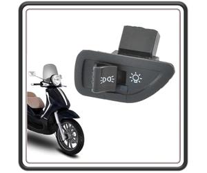 Piaggio Pulsante Interruttore Commutatore Luci per Beverly 500 2002-2005, X9 125 200 250 500, Typhoon 50 2001-2004 - Originale
