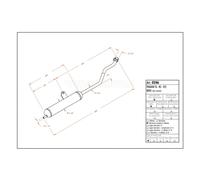 Piaggio Si Ks Fl2 Boss 1978 2001 Round Shape Leovince Scarico Completo Sito Inox