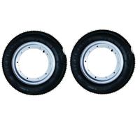 PIAGGIO APE 50 COPPIA RUOTE COMPLETE MICHELIN 3.50 10 S83