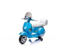 Piaggio Vespa Full Napoli Blu Moto Elettrica da Bambini Batteria 12 V