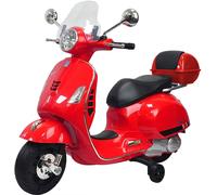 Piaggio Vespa GTS Elettrica 12V con Bauletto per Bambini Rossa