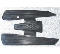 PIAGGIO VESPA TAPPETO PEDANA TAPPETINO IN GOMMA AD UN RIALZO AMBO I LATI