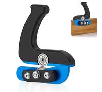 Pialla bordi legno, taglierina per bordi portatile con impugnatura taglierina per bordi lavorazione del legno antiscivolo pialla a una mano con due cuscinetti sfalsati per materiali da 0,3 a 2,5 mm