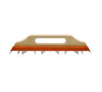 Kapriol Pialla per gesso 6,5x43 cm Lame in acciaio inox Manico in legno