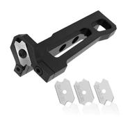 Pialla per la lavorazione del legno in lega di alluminio, strumento manuale per smussatura e sbavatura degli angoli dei bordi, con lama in carburo, tipi di lame R1 R2 R3 per bordatura 0,8-2 mm e