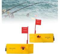 Pialla per la pesca, clip di rilascio della piallatrice, kit di pialla a traina Off Shore Crappie con bandiera, clip laterale in linea per la pesca alla traina (sinistra + destra)