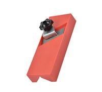 Pialla per Smusso Manuale 45° per Rifinitura Legno Rosso | Acciaio e Plastica, per Fibreboard e Tavole, Adatta a DIY Wood Crafting