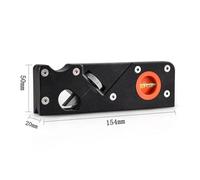 Pialla smussatrice con supporto Pialla manuale for lavorazione del legno for piallatura rapida dei bordi Pialla angolare radiante Strumento fai da te for falegnameria(Noir)
